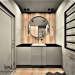 Projektowanie i aranżacja hoteli -apartament-kołobrzeg-łazienka-styl-skandywski-wkwadrat-pl