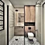 Projektowanie hoteli Ostróda -apartament-kołobrzeg-łazienka-styl-skandywski-wkwadrat-pl